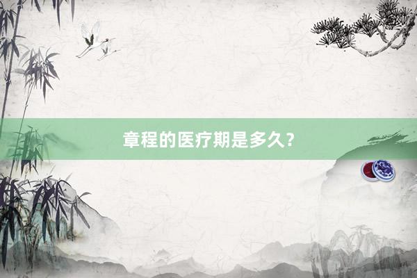 章程的医疗期是多久？